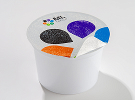 Die-Cut lids made of combined ALU/PE material